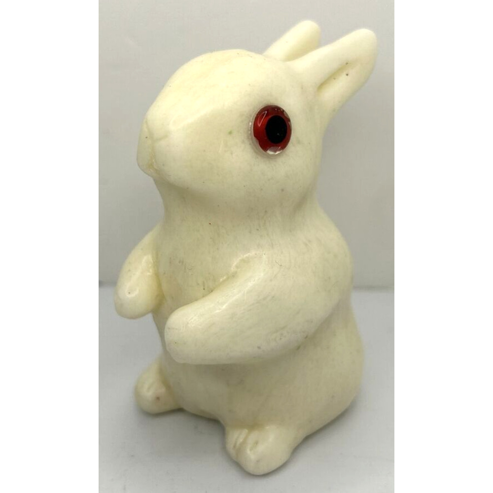 Vintage Springtime Easter Rabbit Candle 4" SKU H353